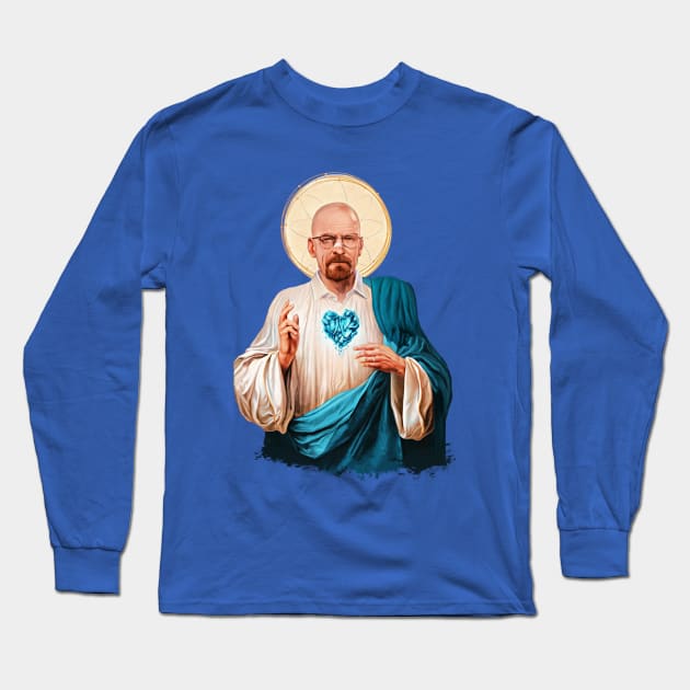 Saint Walter White Long Sleeve T-Shirt by Gedogfx